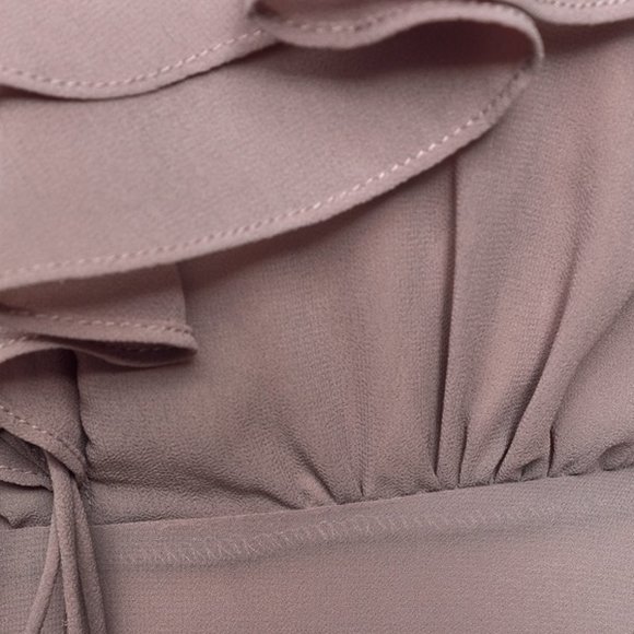 New - Dusty Lavender Ruffle Dress - Picture 5 of 6